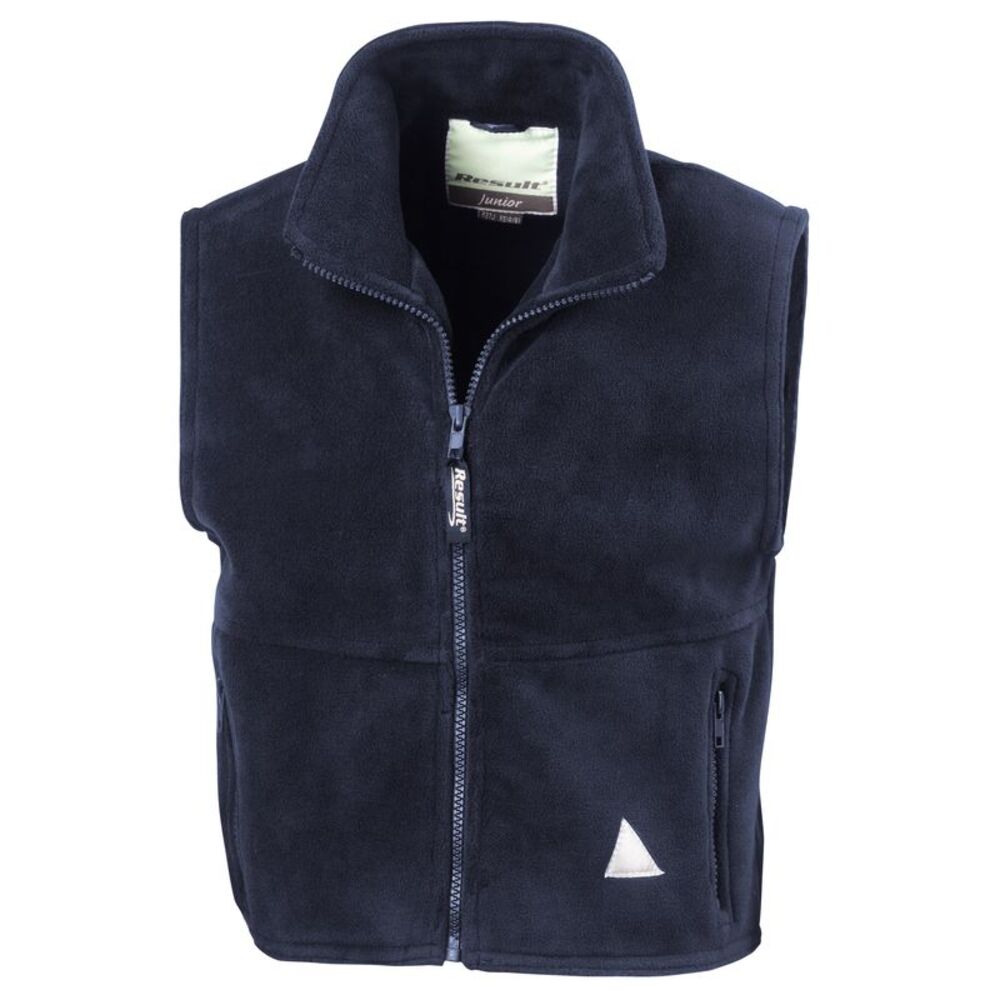 Result Childrens Unisex Anti-Pill Polar-Therm® Fleece Bodywarmer / Gilet / Navy